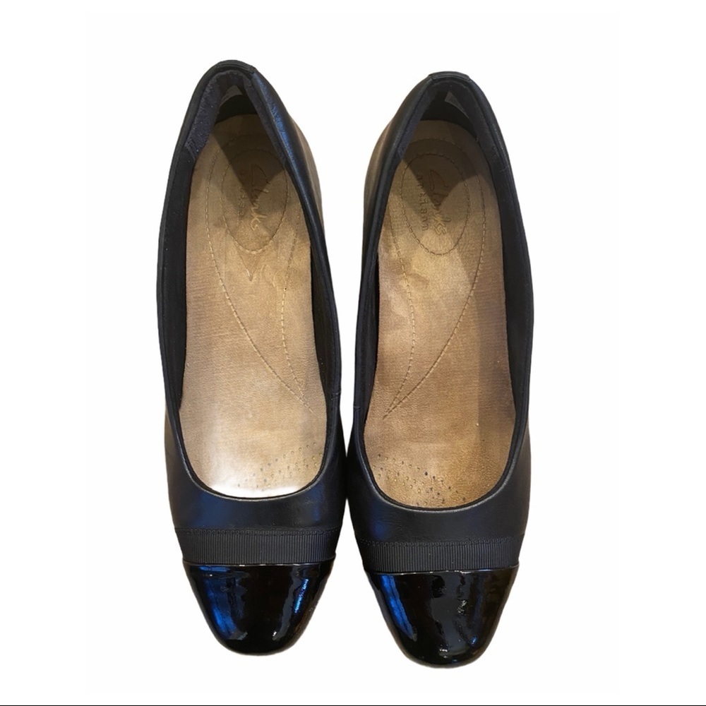Clark’s black shoes